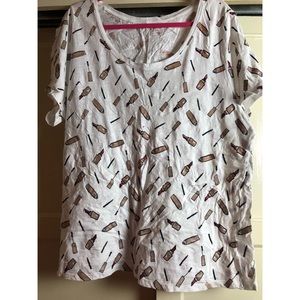 Plus size makeup top from lane Bryant